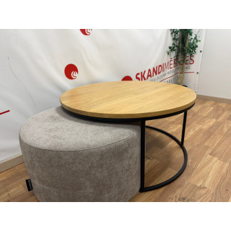 Kafijas galdiņa un pufa komplekts (Ekspozīcija) Kafijas galdiņa un pufa komplekts (Ekspozīcija)